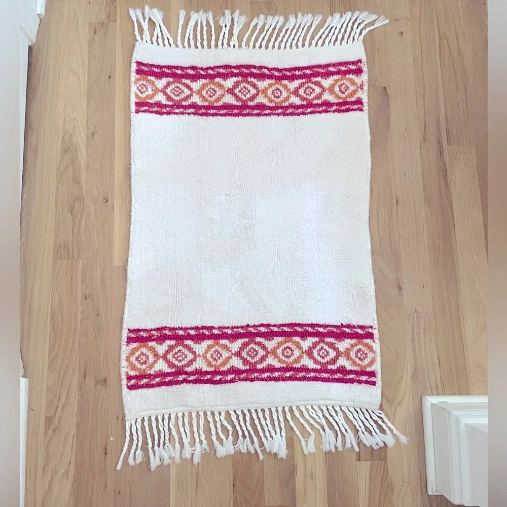 Dena Home Cotton Bath Math Rug 20” x36”
